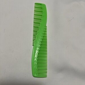 Tupperware Double-Sided Hair Comb 8" Long #1543 Green‎ Vintage Rare
